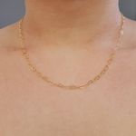 Colar Folheado A Ouro 18K Mini Coração 