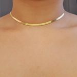 Colar Folheado a Ouro Laminado