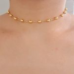 Colar Folheado A Ouro 18K Esferas 