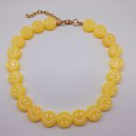 Colar Virgínia Smile Amarelo 