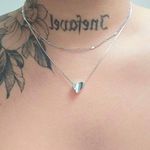 Colar Duplo Folheado a Prata 925 Coração