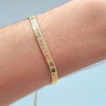 Pulseira Laminada Folheada A Ouro 18K I Love You (Antialérgico) 