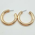 Argola Folheada a Ouro 18K Lisa Grande 