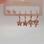 Kit De Brincos Sortidos Dourado 