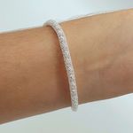 Pulseira Folheada A Prata 925 Detalhada 