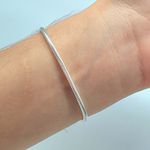 Pulseira Folheada A Prata 925 Cilindral 