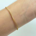 Pulseira Folheada A Ouro 18K Veneziana Fina