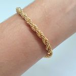 Pulseira Baiana Folheada A Ouro 18K 