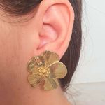 Brinco Folheado a Ouro 18K Impatiens 