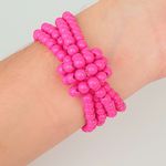 Pulseira Esferas Rosa 