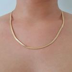 Colar Folheado a Ouro 18K Fita 