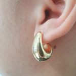 Brinco Folheado a Ouro 18K Gota 