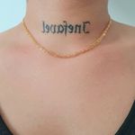 Colar Choker Duplo Folheado a Ouro 18K Mini Coração 