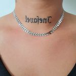 Colar Choker Folheado a Prata 925 Escamas 