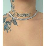 Colar Com Zircônia Cravejada Dourado