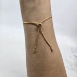 Pulseira Gravatinha Folheada A Ouro 18K Com Zircônia Mandala