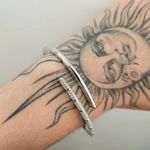 Bracelete Cravejado Em Zircônia Detalhado Prata 