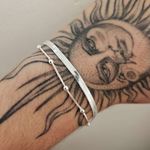 Pulseira Dupla Folheada A Prata 925 Laminada 
