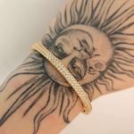 Bracelete Chic Com Zircônia Dourado 
