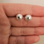 Conjunto Folheado A Prata 925 Esfera 