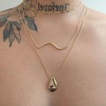 Colar Triplo Folheado a Ouro 18K Detalhado 
