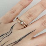 Anel Cravejado Em Zircônia Dourado Trevo 