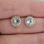 Brinco Com Zircônia Dourado