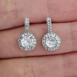 Brinco Com Zircônia Prata 