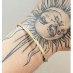 Pulseira Folheada A Ouro 18K Texturizada 