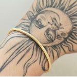 Pulseira Folheada A Ouro 18K Cilindral 