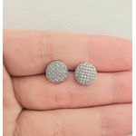 Brinco Com Zircônia Prata 