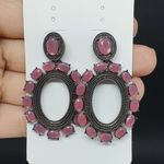 Brinco Grafite Rosa Escuro 