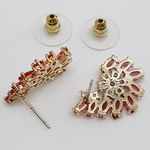 Brinco Semi Joia Ouro Rosa 