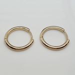 Mini Argola Semi Joia Dourada