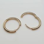Mini Argola Semi Joia Dourada