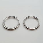Mini Argola Semi Joia Prata 