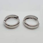 Mini Argola Semi Joia Prata 