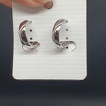 Mini Argola Semi Joia Prata 