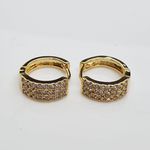 Mini Argola Semi Joia Ouro 
