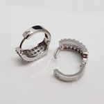 Mini Argola Semi Joia Ródio 