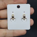 Mini Argola Semi Joia Ouro