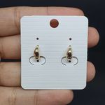 Mini Argola Semi Joia Ouro 