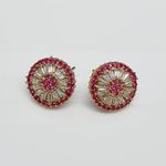Brinco Semi Joia Ouro Rosa 