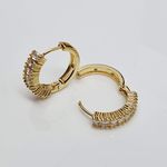 Argola Semi Joia Ouro 