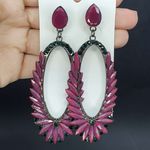 Brinco Grafite Rosa Escuro 