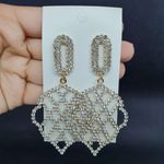 Brinco Dourado Branco 