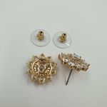 Brinco Semi Joia Ouro Branco 