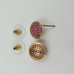 Brinco Semi Joia Ouro Rosa 