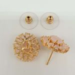 Brinco Semi Joia Ouro Rosa 