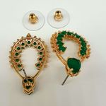 Brinco Semi Joia Ouro Verde 